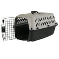 thumbnail image 3 of Vibrant Life Pet Portable Kennel for Dogs, Hard-Sided Travel Carrier, Durable, Metal Door, Black & Grey, For Pets up to 15 lbs, 23" L x 15.2" W x 11.8" H, 3 of 13