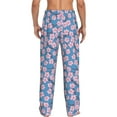 thumbnail image 3 of Xecao Orchids Flowers Men's Straight Lounge Pajama Pants: The Ultimate in Comfortable Sleepwear, 3 of 9
