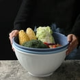 thumbnail image 6 of 1PCS Plastic Salad bowls Large Capacity Popcorn Bowl Unbreakable Serving Bowls, Mixing Bowls for Kitchen, 6 of 8