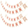 thumbnail image 2 of GOOHOCHY 2 Juegos de Banderines Navideños Decorativos para Fiestas, Accesorios Navideños, 2 of 8