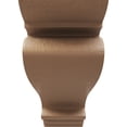 thumbnail image 2 of 6"W x 36"D x 12"H Thin Scroll Rough Cedar Woodgrain TimberThane Corbel, Primed Tan, 2 of 6
