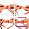 thumbnail image 4 of 16PCS Hebilla deslizante ajustable de aleación de zinc de 1" para correas de webbing de reemplazo de mochila dorado claro, 4 of 7