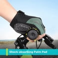 thumbnail image 3 of Guantes de ciclismo de verano transpirables antideslizantes con gel amortiguador guantes de bicicleta de montaña de medio dedo guantes de ciclismo MTB para hombres y mujeres, 3 of 4