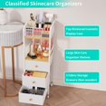 thumbnail image 3 of Carrito organizador de maquillaje HaPirm Rolling con 3 cajones y estantes, 3 of 9