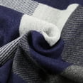 thumbnail image 5 of Plaid Scarf for Women Fall Winter Pashmina Scarves Wraps for Cold Weather Warm Large，Men's Classic Warm Thickened Brushed Scarf Scarf, 5 of 9