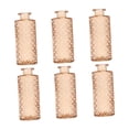 thumbnail image 3 of TISHITA 6x Glass Bud Vases Flower Arrangement Display for Office Living Room Kitchen Brown, 3 of 8