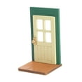 thumbnail image 3 of Accesorios de puerta de madera en miniatura CUTICAT casa de muñecas decoración, 3 of 8
