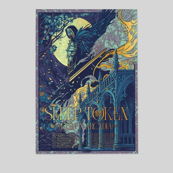 The Even In Arcadia Tour Dates 2025 Poster, One Sheet Wall Size 24''x36''-Gategoo