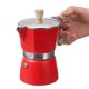 thumbnail image 4 of Aluminum Italian Moka Espresso Coffee Machine Filter Stove Pot 3 Cups(red), 4 of 4