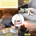 thumbnail image 7 of Cat Carrier for Pet, Adjustable Shoulder Strap, Breathable Dog Carrier Cat Carrying Case Pet Travel Bag Pink, 7 of 7