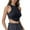 Black, variant on Lixiuxyad Cami Tank Top Women's Tanks And For Everyday Wear Striped Ribbed Tank Top For Spring And Summer Pairing With Denim Jeans Comfortable And Easy To Clean(Black L)