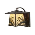 thumbnail image 2 of Meyda Lighting 12'W Stillwater Apple Blossom Curved Arm Wall Sconce, Beige Vintage - 51772, 2 of 5