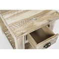 thumbnail image 6 of Jofran Artisan's Craft Rustic Farmhouse Distressed Acacia Chairside Table, 6 of 9
