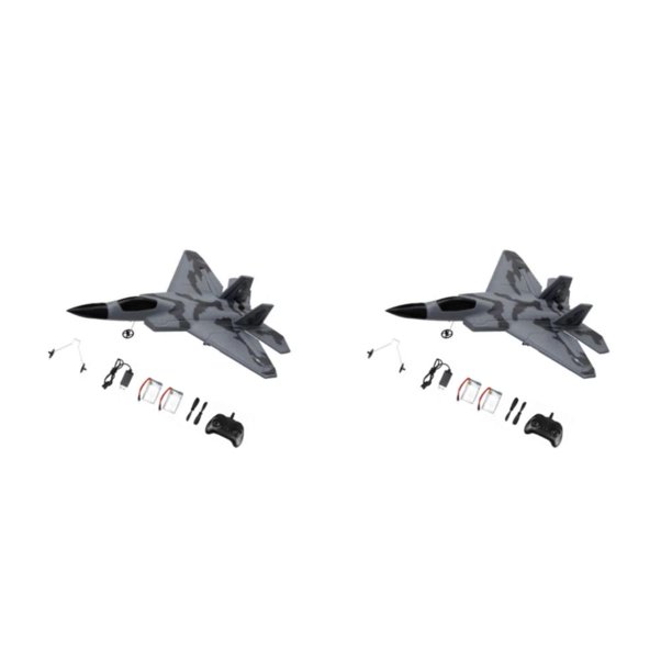 Tholdsy 2CH FX622 Aircraft Outdoor Toys EPP Foam Model RTF RC 2.4G Airplane 2 baterías 2Conjunto