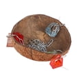 thumbnail image 3 of Juguete De Loro Resistente A Mordeduras Juguete De Pájaros De Cáscara De Coco ANGGREK, 3 of 8
