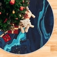 thumbnail image 5 of SKYSONIC Marble Christmas Tree Skirt 36" Christmas Decorations Indoor Outdoor Tree Skir for Home Holiday Party Decorations Gift, 5 of 5