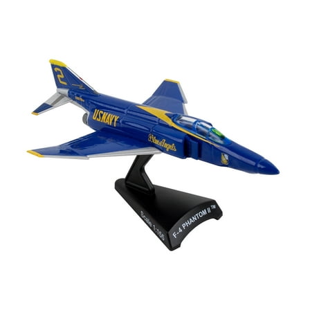 McDonnell Douglas F-4B Phantom II Fighter Aircraft "Blue Angels" US Navy 1/155 Diecast Model Airplane by Postage Stamp