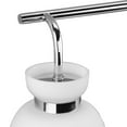 thumbnail image 6 of Lexie Collection Three-Light Polished Chrome Contemporary Vanity Light, 6 of 14
