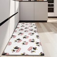 thumbnail image 4 of White Cow Head Pattern Kitchen Rug Mat,Kitchen Runner Rugs Non Skid Washable,Decorative Kitchen Floor Mats for Kitchen,Sink,Laundry,17"X47", 4 of 5