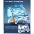 thumbnail image 6 of Nilight 1999 2000 2001 2002 2003 2004 F250 F350 F450 F550 Super Duty Headlight Assembly,Chrome Housing Amber Corner Clear Lens,Headlights Replacement,Driver and Passenger Side, 6 of 8