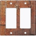 thumbnail image 6 of Metal Light Switch Plate Outlet Cover Image of Rusted Metal MET002, 6 of 13