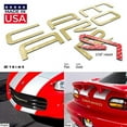 thumbnail image 2 of BDTrims Bumper & Front Raised ABS Plastic Letters compatible with 1992-2002 Camaro Models (Gold), 2 of 2