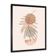 thumbnail image 2 of Designart 'Sun and Moon Shapes In Retro Terracotta Tones II' Modern Framed Art Print, 2 of 4