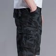 thumbnail image 4 of Xysaqa Men's Multi-Pockets Cargo Shorts, Mens Cotton Relaxed Fitted Cargo Work Shorts Camouflage Outdoor Shorts Summer Casaual S-3XL, 4 of 7
