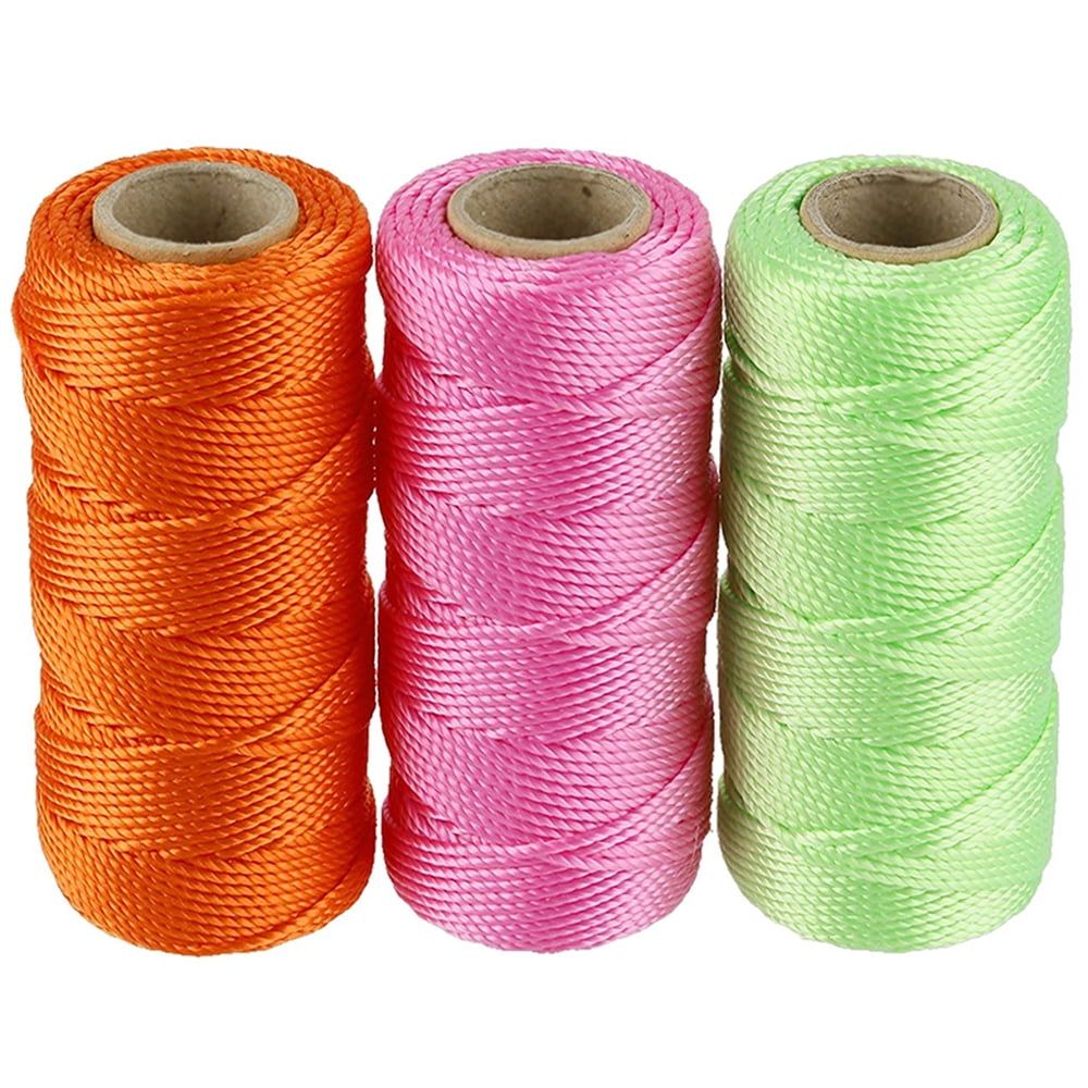 3X Twisted Mason Construction Line 18 Measuring Layout String Green Pink Orange