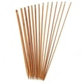 thumbnail image 2 of Agujas de tejer de bambú, gancho de ganchillo de Color madera Natural de bambú carbonizado para suéteres, calcetines, guantes, bufandas, 2 of 12
