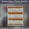 thumbnail image 3 of Lavish Home 50x60-Inch Machine-Washable Fleece Blanket (Tiger), 3 of 7