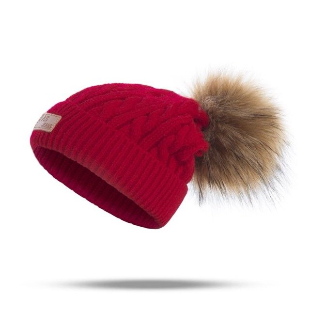 ITFABS Bonnet Chaud pour Enfants, Décontracté, Extérieur, Hiver, Ski, Tricoté