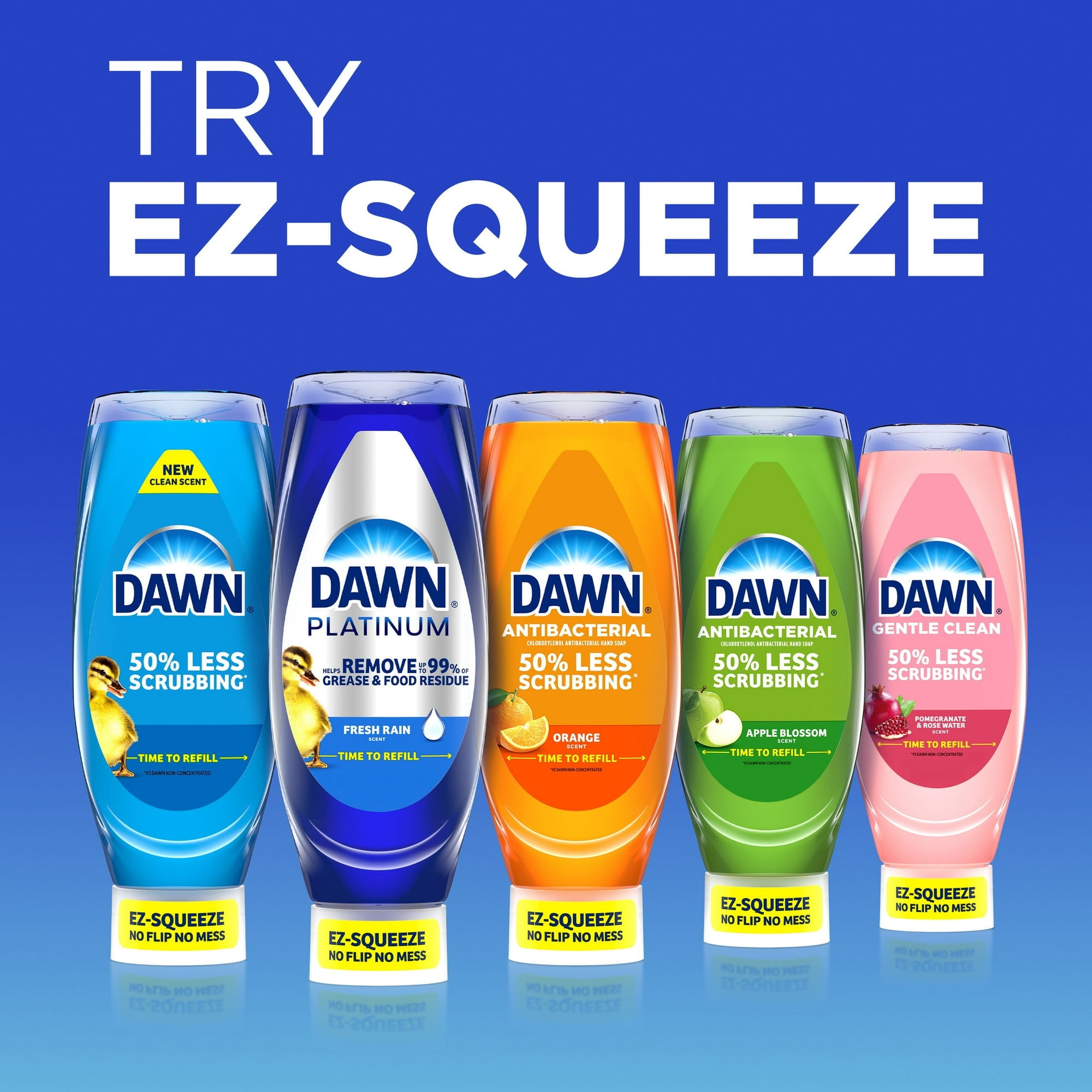Dawn EZ-Squeeze Ultra Dish Soap Dishwashing Liquid, Original Scent, 22.0 fl oz