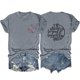 thumbnail image 1 of Camisetas de Manga Corta para las Mujeres Carta Impresa Doble Cara Suelta Tee, Casual Vintage Verano Top Mujeres, 1 of 3
