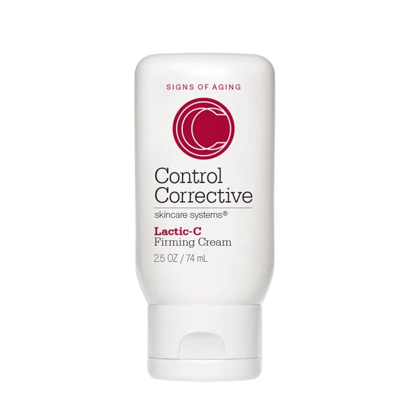 CONTROL CORRECTIVO Crema reafirmante Lactic-C 2.5 Oz - 5% Hidratante antienvejecimiento a base de ácido láctico Hidrata Nutre Tonos Equilibra combinado con vitamina C para iluminar y suavizar el cutis