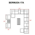thumbnail image 3 of Bermuda 17 Piece Outdoor Wicker Patio Furniture Set 17a, 3 of 7