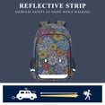 thumbnail image 5 of FORMRS Unisex School Backpack 17" Student Travel Bag with Laptop Compartment, Floral Fiesta, 5 of 7