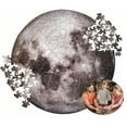 thumbnail image 2 of Space Moon Jigsaw Puzzles, Fit Perfectly 1000pcs Moon Jigsaw Clear Pattern Thick Paper  for Home Decoration, 2 of 8