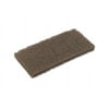 3M Doodlebug Scrub 'n Strip Pad, 4 5/8 x 10, Brown, 5/Carton -MMM08004