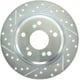 StopTech Select Sport 92-00 Honda Civic Drilled/Slotted Vented 1-Piece Rear Driver Side Brake Rotor main image 0