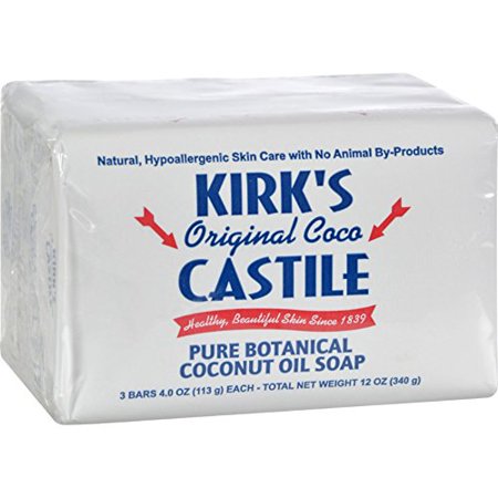 Kirk's Natural Castile Soap Original - 4 oz Each, 3 ct