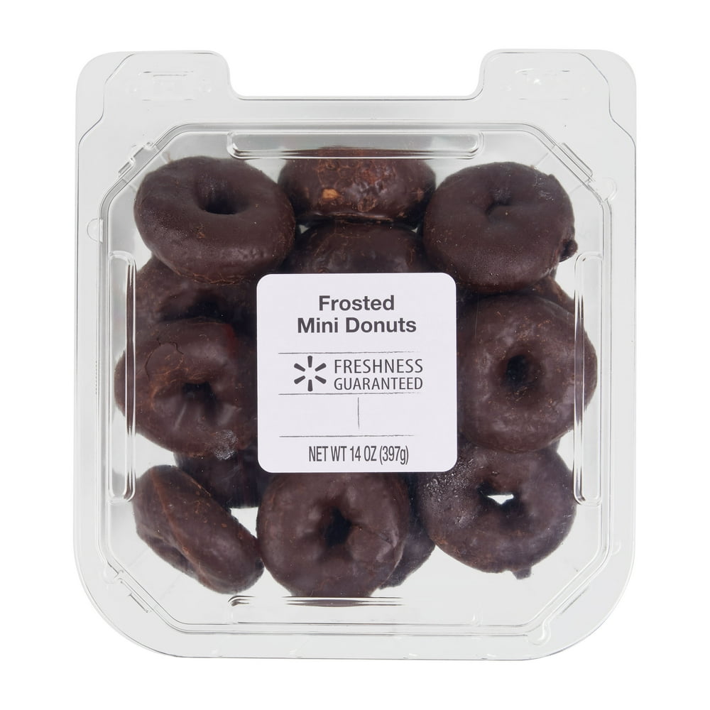 Freshness Guaranteed Chocolate Frosted Mini Donuts, 14 oz, 18 Count