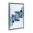 thumbnail image 3 of Stupell Industries Symmetrical Industrial Structure Gray Framed Floater Canvas Wall Art design by Robin Vandenabeele, 25 x 17, 3 of 9