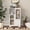 White, variant on UZUGUL 3-Door Green Buffet Cabinet, Painted Finish, Glass Display Door, Anti-Tip, for Dining Room Kitchen