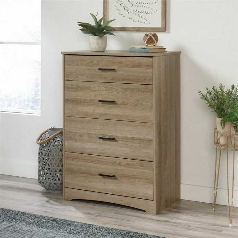 Sauder Beginnings 4 Drawer Chest Summer Oak Finish