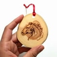 thumbnail image 4 of Celtic Horse Essential Oil Diffuser Decorative Ornament, Natural Tree Slice, 4 of 4