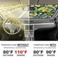 Lemon And Olive Tree Branches with Fruits Car Sun Shade Windshield