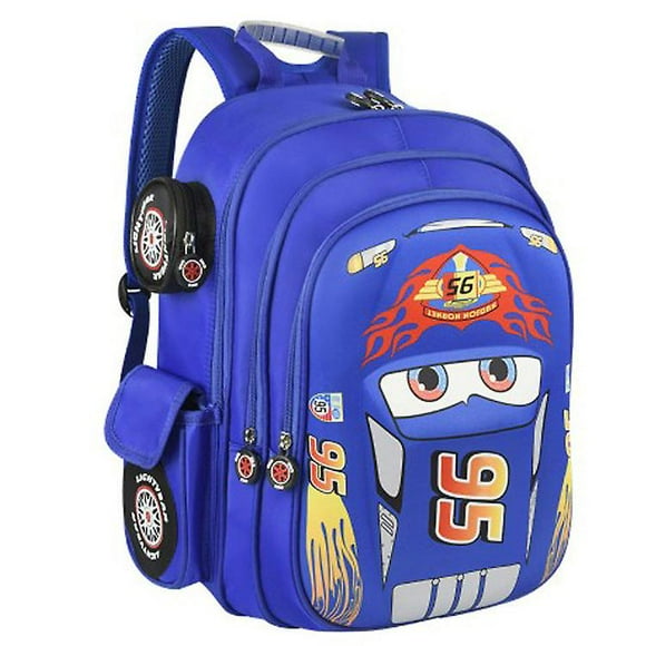 Backpack cars mcqueen school bag kids book bag