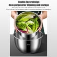 thumbnail image 6 of Premium 304 Stainless Steel Salad Spinner For Greens And Berries With Compact Design, 6 of 9