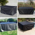 thumbnail image 7 of Patio furniture cover, outdoor furniture cover waterproof, outdoor table cover (Black,180x150x80), 7 of 7